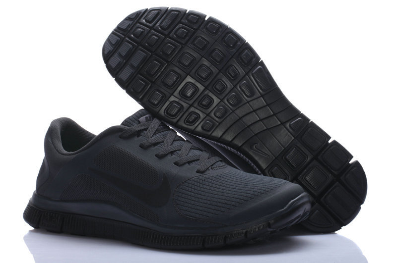 Hot Nike Free4.0 Men Shoes Black